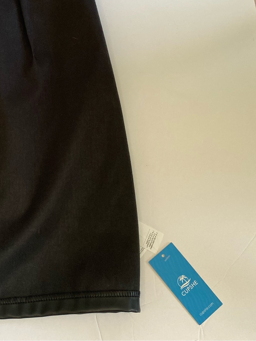 Cupshe Black Faux Leather Mini Skirt - Picture 6 of 8